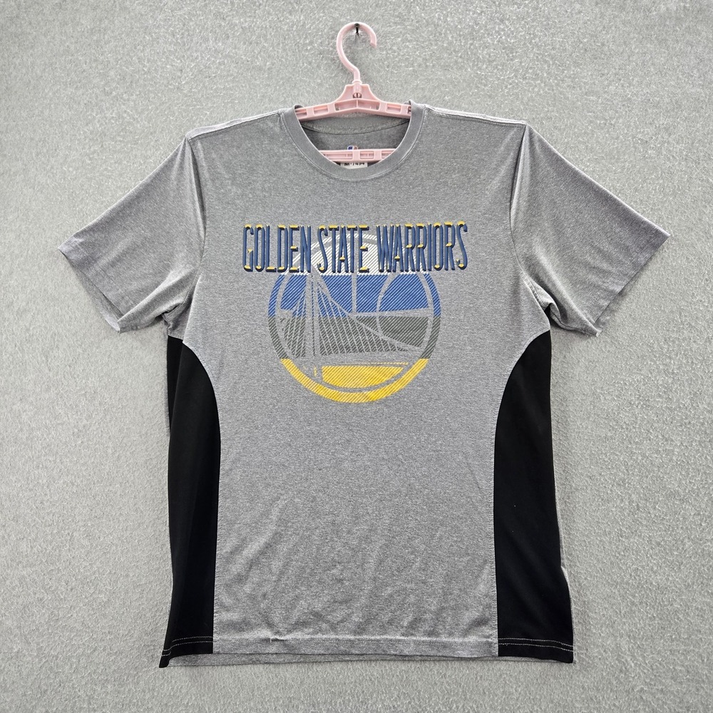 Golden State Warriors Men Shirt LARGE Gray NBA Graphic Print Stephen Curry 30